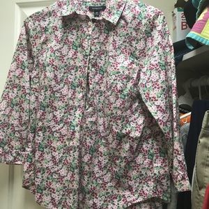 Lands End Button down shirt Size 10P